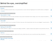 Tablet Screenshot of behind-the-eyes-oversimplified.blogspot.com