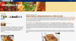 Desktop Screenshot of mmmdeliciousfood.blogspot.com