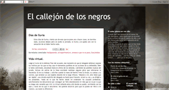 Desktop Screenshot of elcallejondelosnegros.blogspot.com