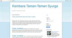 Desktop Screenshot of kembaratamantamansyurga.blogspot.com