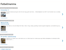 Tablet Screenshot of fotballmamma.blogspot.com