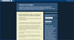 Desktop Screenshot of noticiariotecnologico.blogspot.com