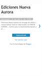 Mobile Screenshot of edicionesnuevaaurora.blogspot.com