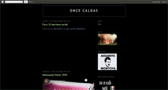 Desktop Screenshot of oncecaldasmivida.blogspot.com