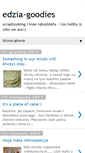 Mobile Screenshot of edzia-goodies.blogspot.com