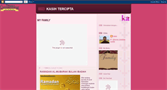 Desktop Screenshot of kasihkutercipta.blogspot.com