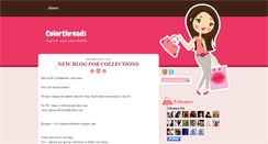 Desktop Screenshot of colorthreads.blogspot.com