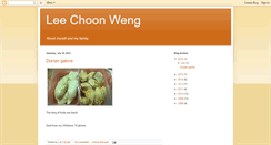 Desktop Screenshot of leechoonweng.blogspot.com