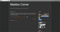 Desktop Screenshot of maddoxcorner.blogspot.com