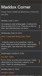 Mobile Screenshot of maddoxcorner.blogspot.com