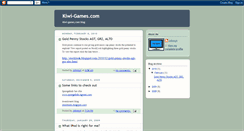 Desktop Screenshot of kiwi-gamesdotcom.blogspot.com
