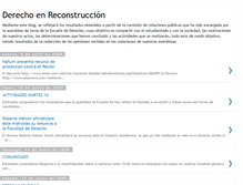 Tablet Screenshot of derechoenreconstruccion.blogspot.com