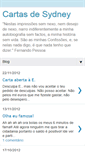 Mobile Screenshot of cartasdesydney.blogspot.com