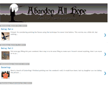 Tablet Screenshot of abandonallminis.blogspot.com