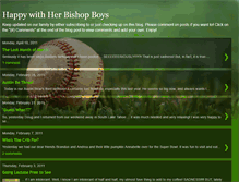Tablet Screenshot of happywithherbishopboys.blogspot.com