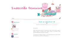 Desktop Screenshot of indecisao-feminina.blogspot.com