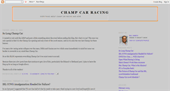 Desktop Screenshot of champcars.blogspot.com
