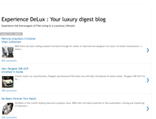 Tablet Screenshot of experiencedelux.blogspot.com