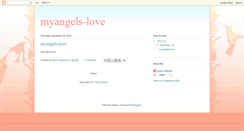 Desktop Screenshot of myangels-love.blogspot.com