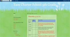 Desktop Screenshot of 5thgradehawks.blogspot.com