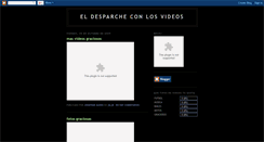 Desktop Screenshot of desparcheconlosvideos.blogspot.com