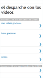 Mobile Screenshot of desparcheconlosvideos.blogspot.com