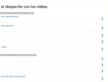 Tablet Screenshot of desparcheconlosvideos.blogspot.com