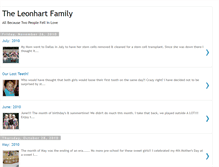 Tablet Screenshot of leonhartfamily.blogspot.com