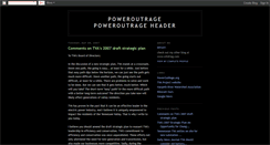 Desktop Screenshot of poweroutrage.blogspot.com