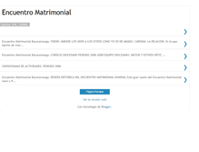 Tablet Screenshot of encuentromatrimonialbuc.blogspot.com
