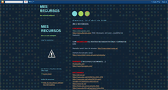 Desktop Screenshot of mesrecursos.blogspot.com