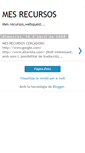 Mobile Screenshot of mesrecursos.blogspot.com