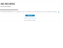 Tablet Screenshot of mesrecursos.blogspot.com