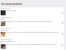 Tablet Screenshot of hempbutterfly.blogspot.com