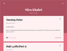 Tablet Screenshot of amirahkhabri.blogspot.com