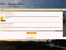 Tablet Screenshot of fsun-sistemassolares.blogspot.com