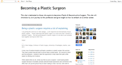 Desktop Screenshot of becomeplasticsurgeon.blogspot.com