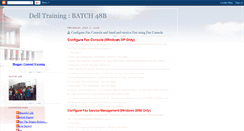Desktop Screenshot of delltraining.blogspot.com