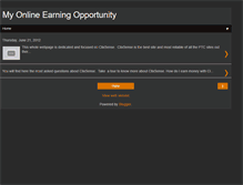 Tablet Screenshot of myonlineearner.blogspot.com