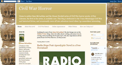Desktop Screenshot of civilwarhorror.blogspot.com