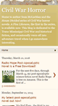 Mobile Screenshot of civilwarhorror.blogspot.com