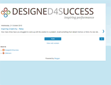 Tablet Screenshot of designed4success.blogspot.com