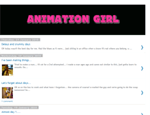 Tablet Screenshot of animationgirl87.blogspot.com