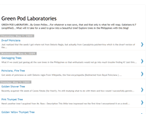 Tablet Screenshot of greenpodlabs.blogspot.com