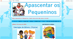 Desktop Screenshot of apascentarospequeninos.blogspot.com