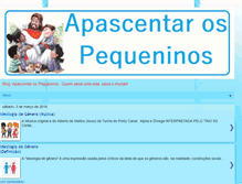 Tablet Screenshot of apascentarospequeninos.blogspot.com