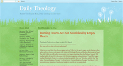 Desktop Screenshot of dailytheology.blogspot.com