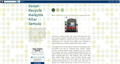 Desktop Screenshot of kedahrecycle.blogspot.com