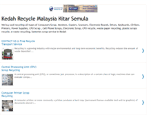 Tablet Screenshot of kedahrecycle.blogspot.com