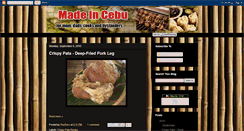 Desktop Screenshot of madeincebu.blogspot.com